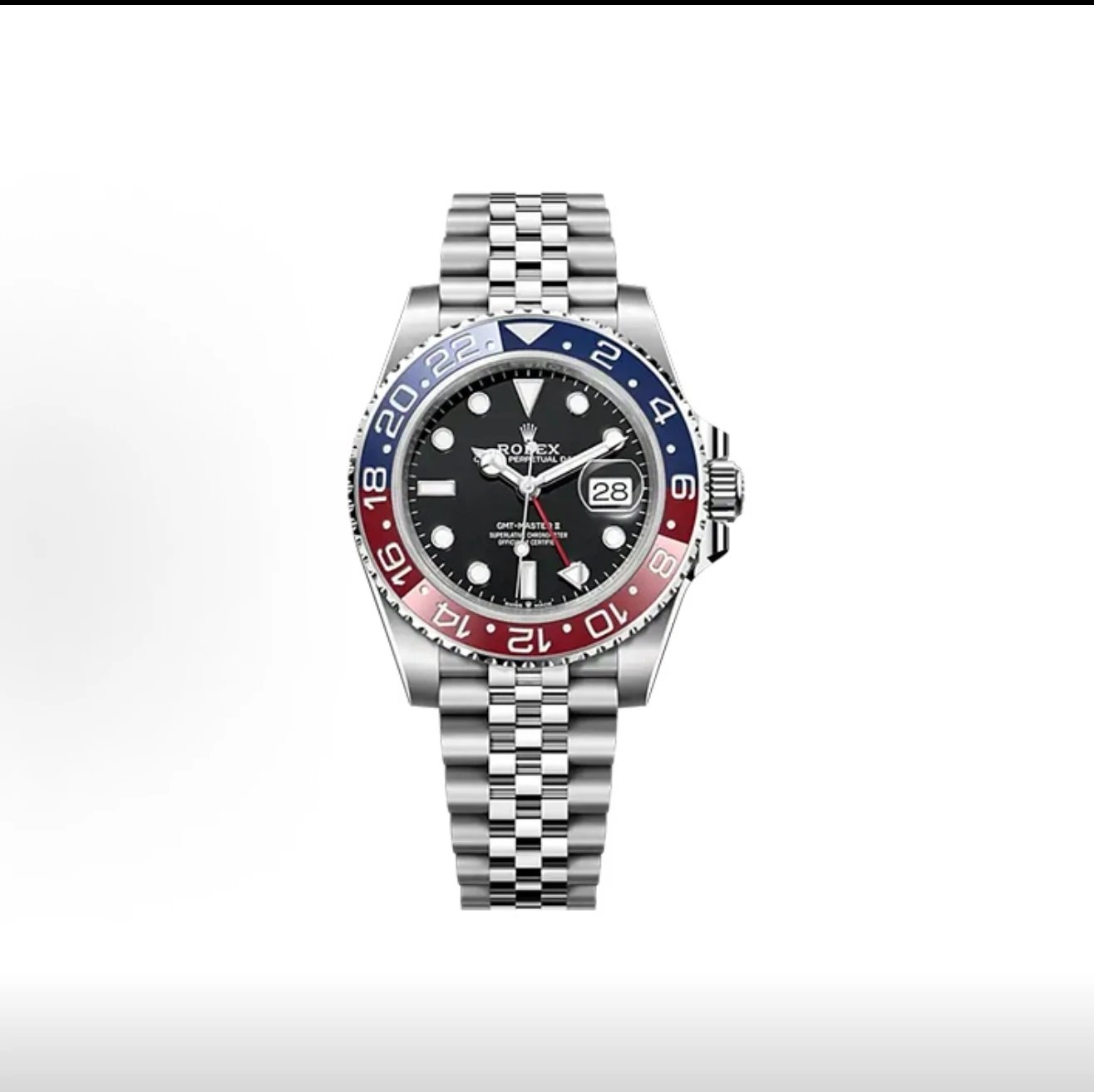 Rolex GMT-Master II Watch - Black Dial-010654