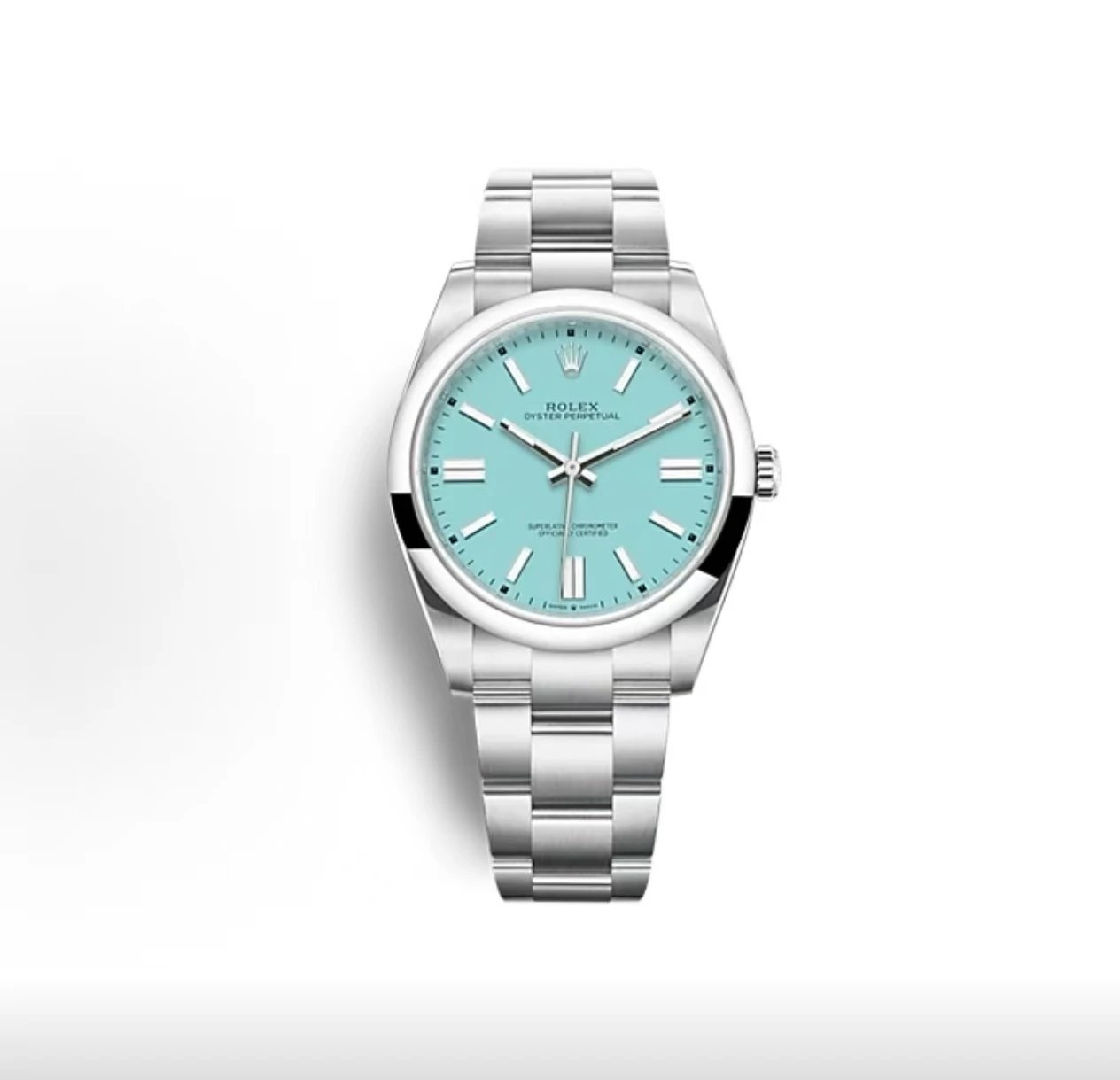 Rolex Oyster Perpetual Watch - Tiffany Blue Dial-009939