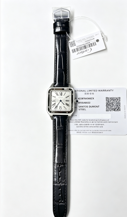 Cartier Santos-Dumont Watch - Silver Dial-011023
