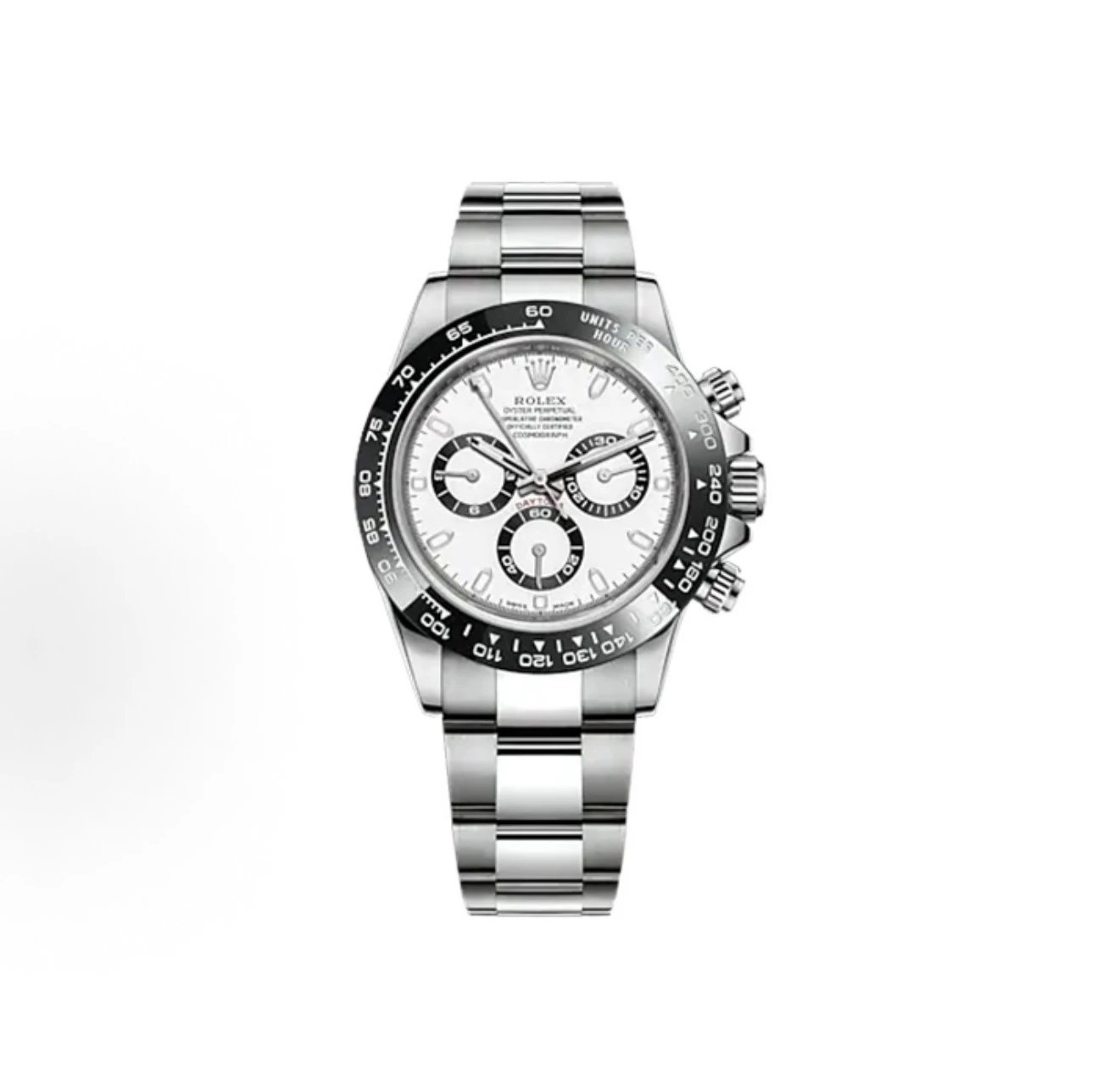 Rolex Cosmograph Daytona Watch - White Dial-009553