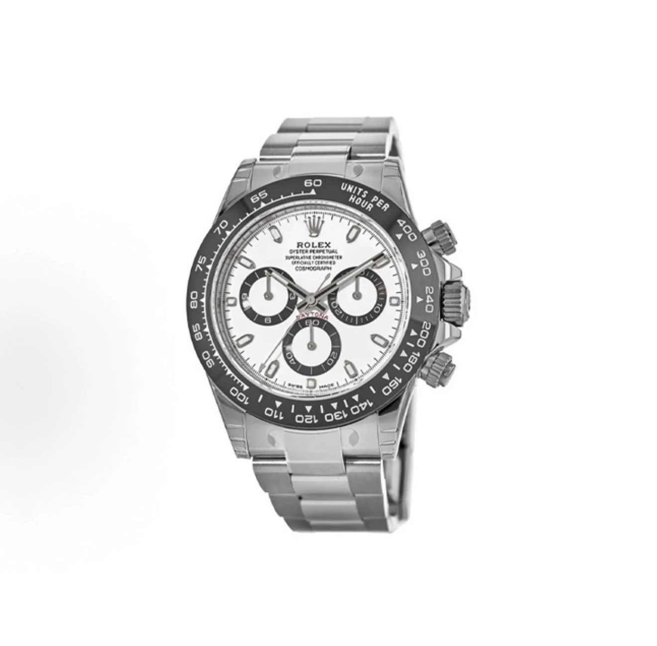 Rolex Cosmograph Daytona Watch - White Dial-009480