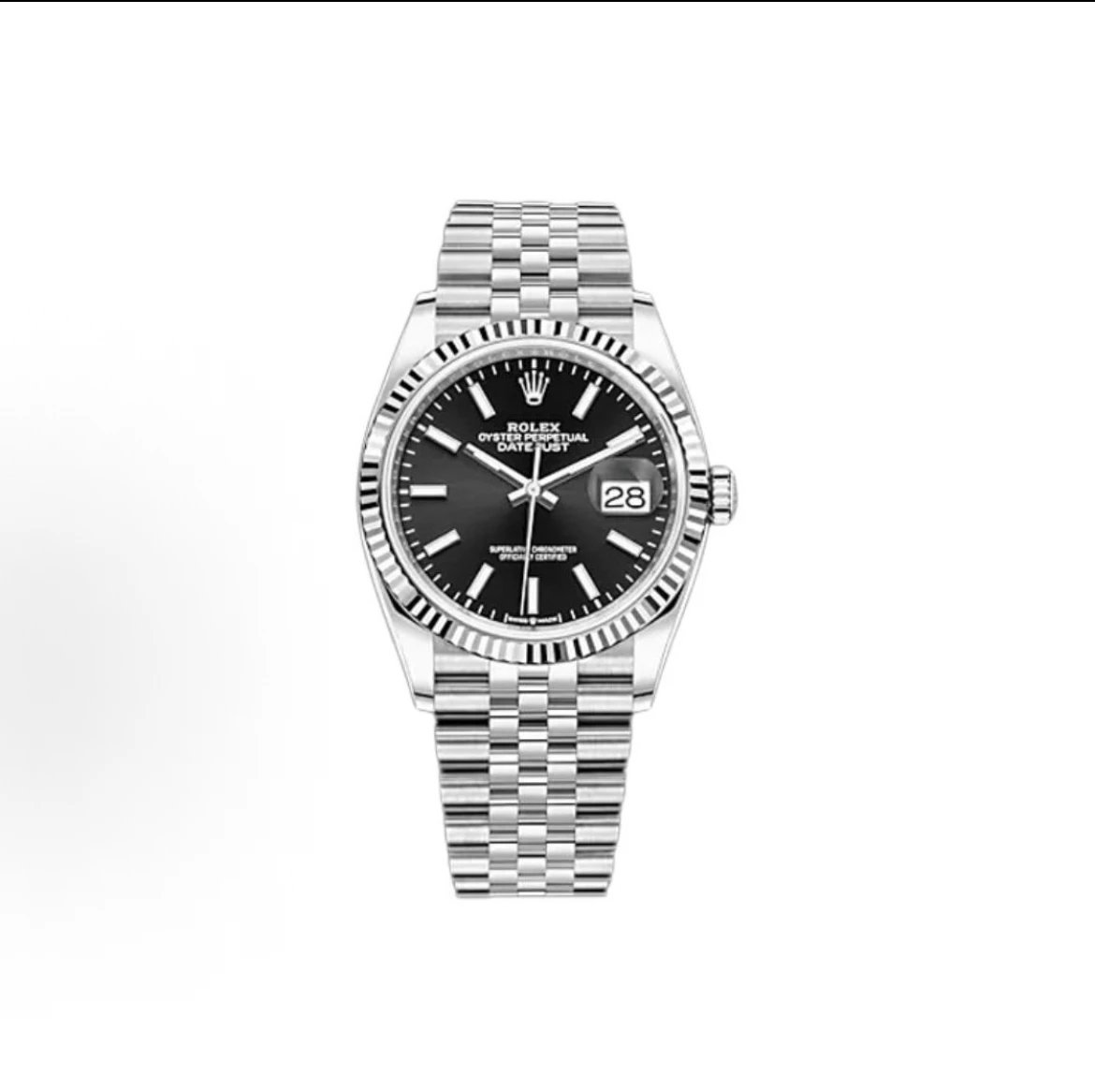 Rolex Datejust Watch - Black Dial-010165
