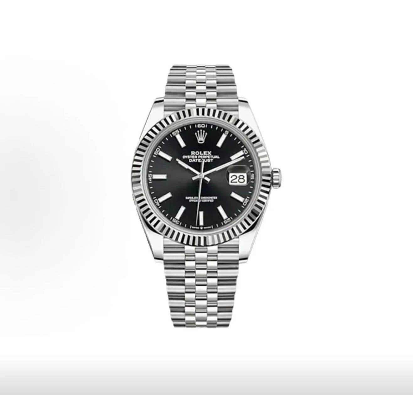 Rolex Datejust Watch - Black Dial-010696