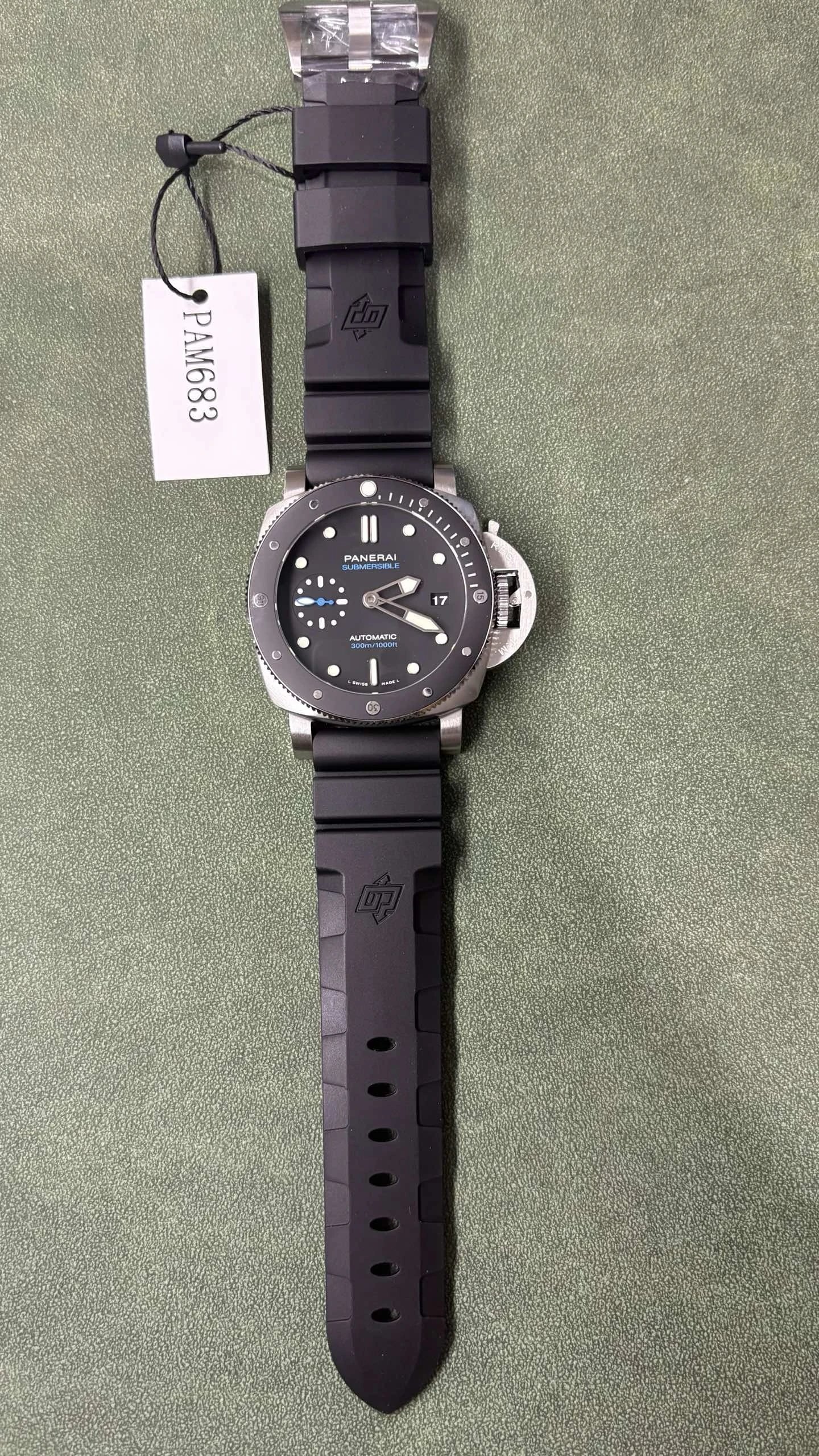 Panerai Submersible Watch - Black Dial-010822