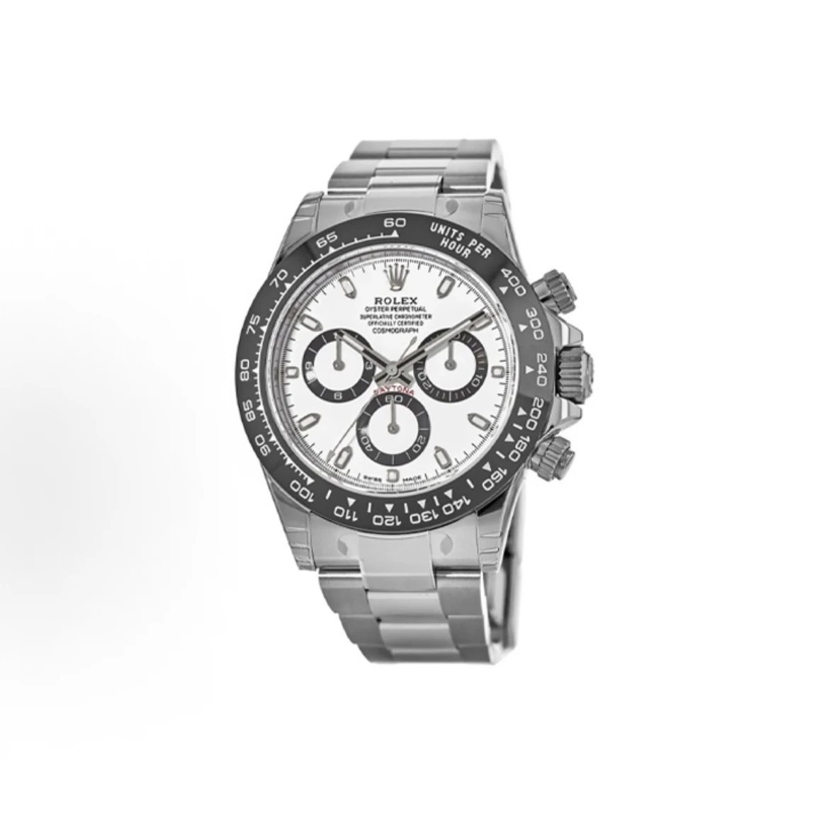 Rolex Cosmograph Daytona Watch - White Dial-010548