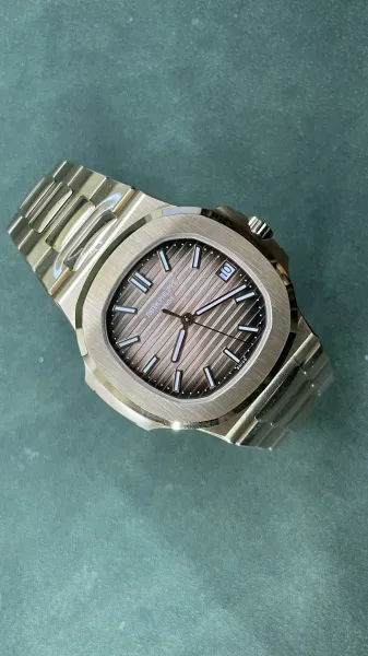 Patek Philippe Nautilus 5711 / 1A-010 Bronze Dial Mechanical Watch Watches - 2