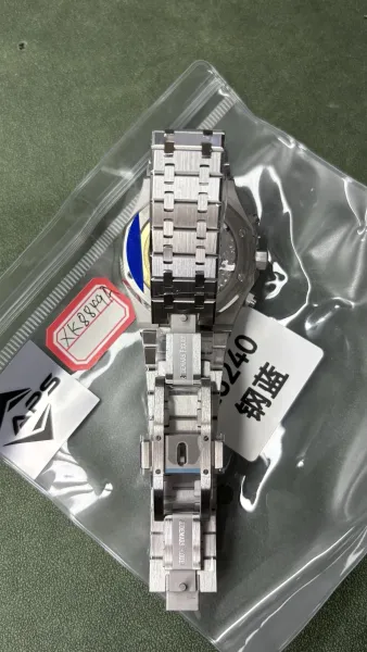 Audemars Piguet Royal Oak Chronograph Steel Blue Dial Watch Watches - 9