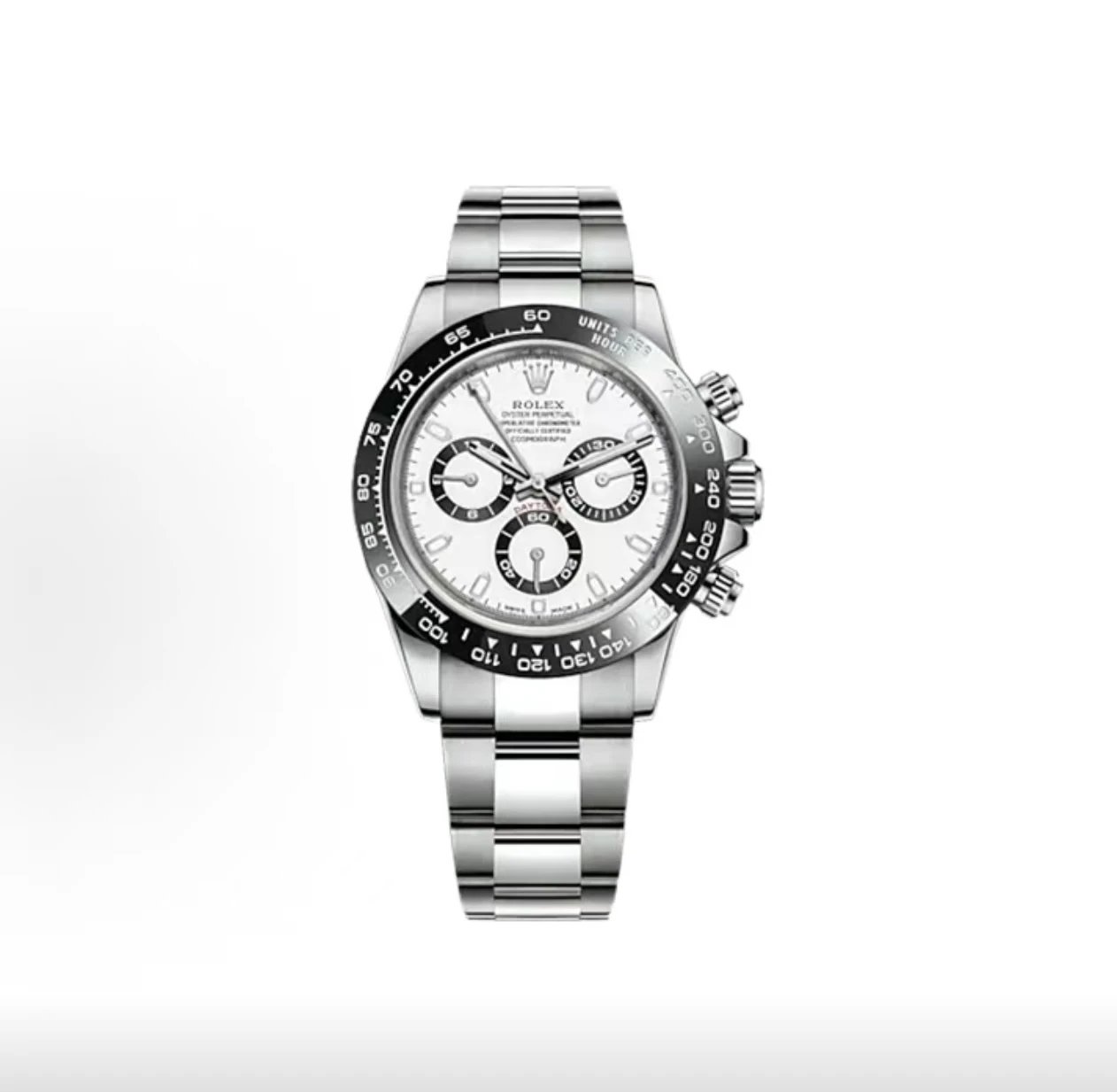Rolex Cosmograph Daytona Watch - White Dial-010275