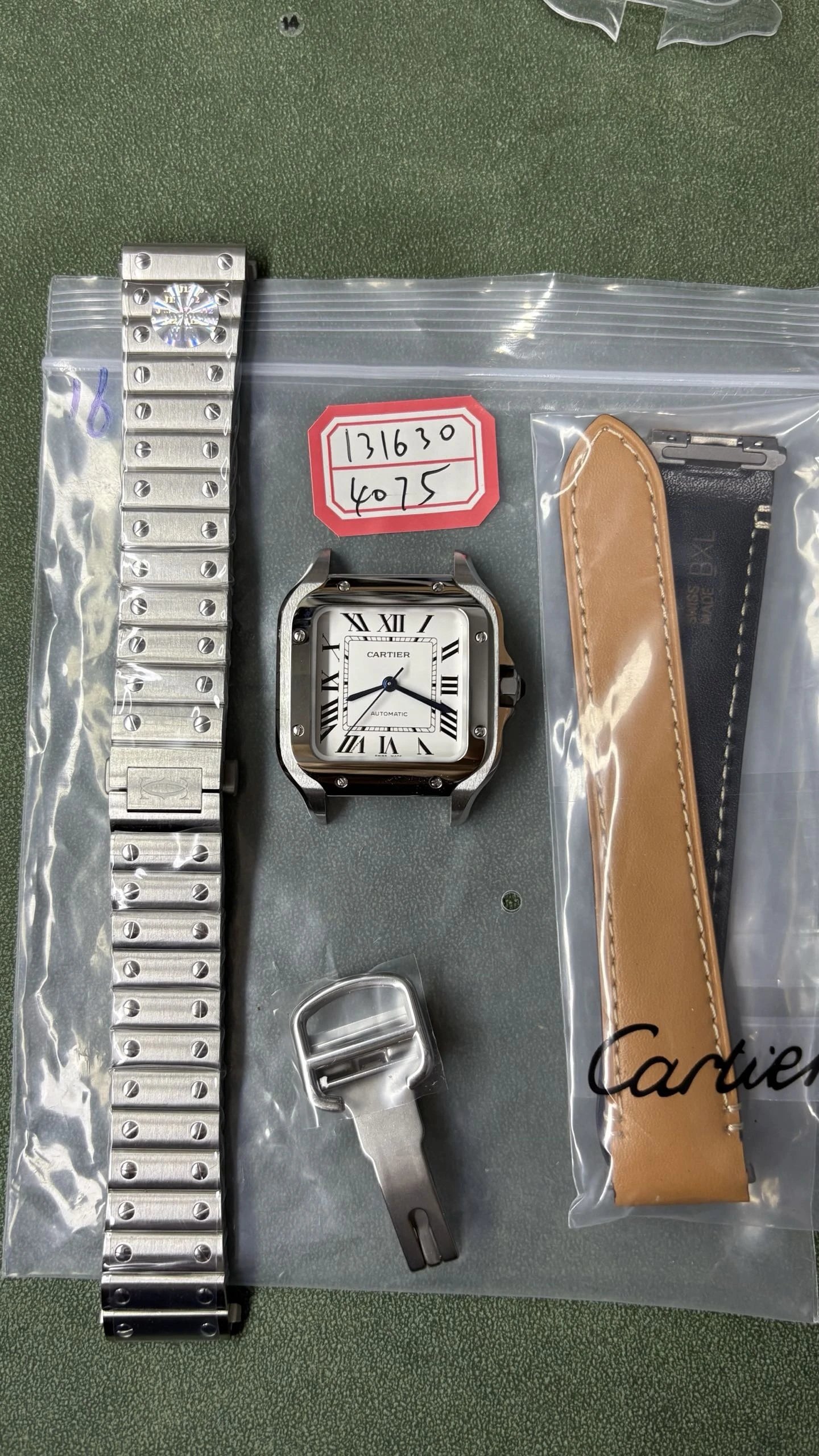 Cartier Santos-Dumont Watch - White Dial-011103
