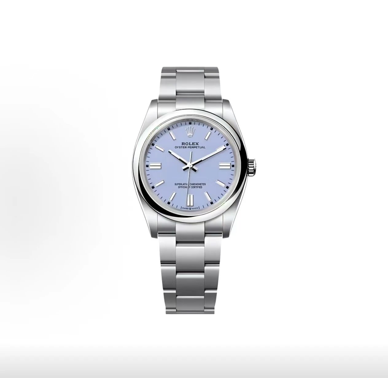 Rolex Oyster Perpetual Watch - Purple Dial-010406