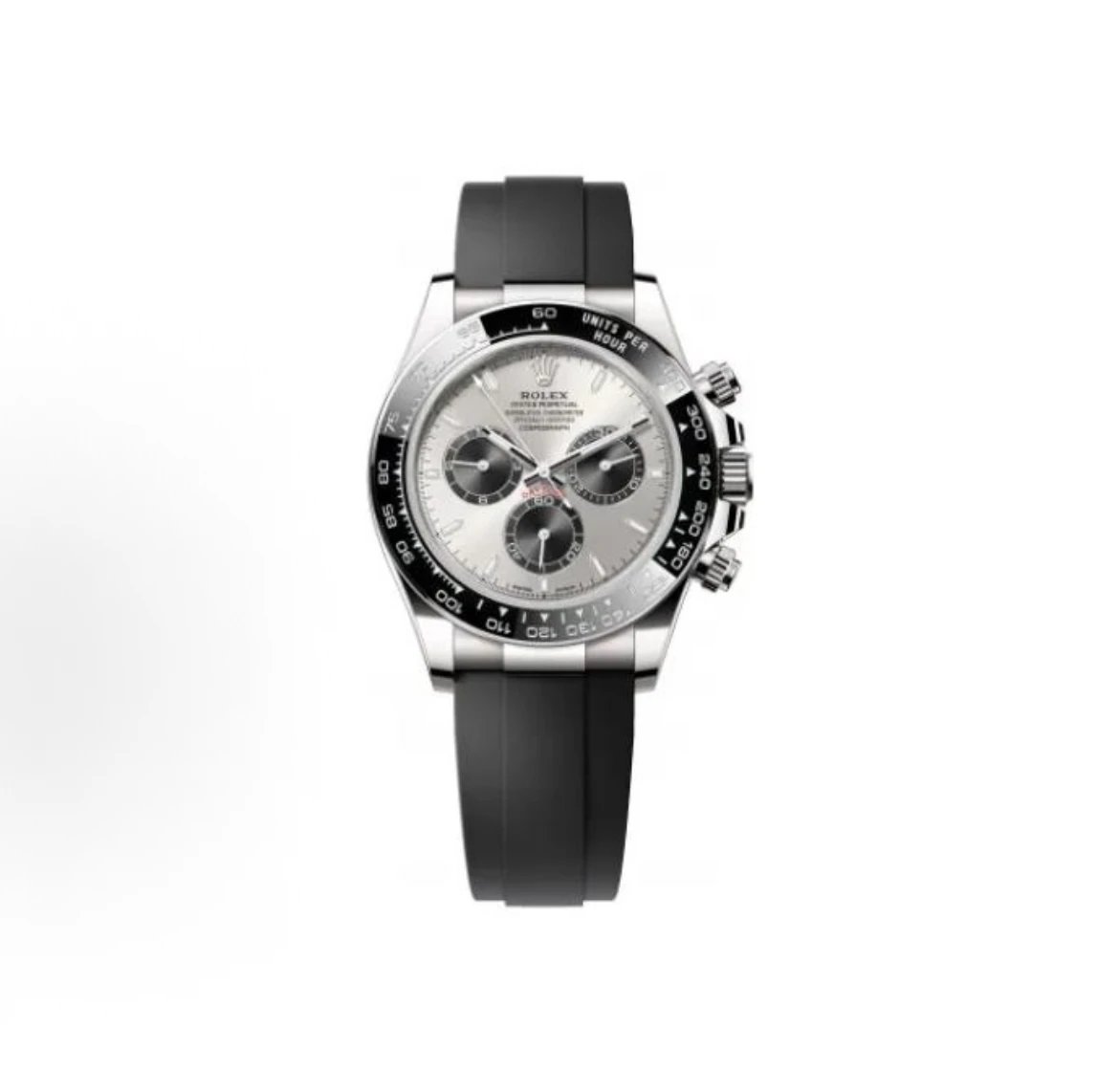 Rolex Cosmograph Daytona Watch - Silver Dial with Black Subdials-010553