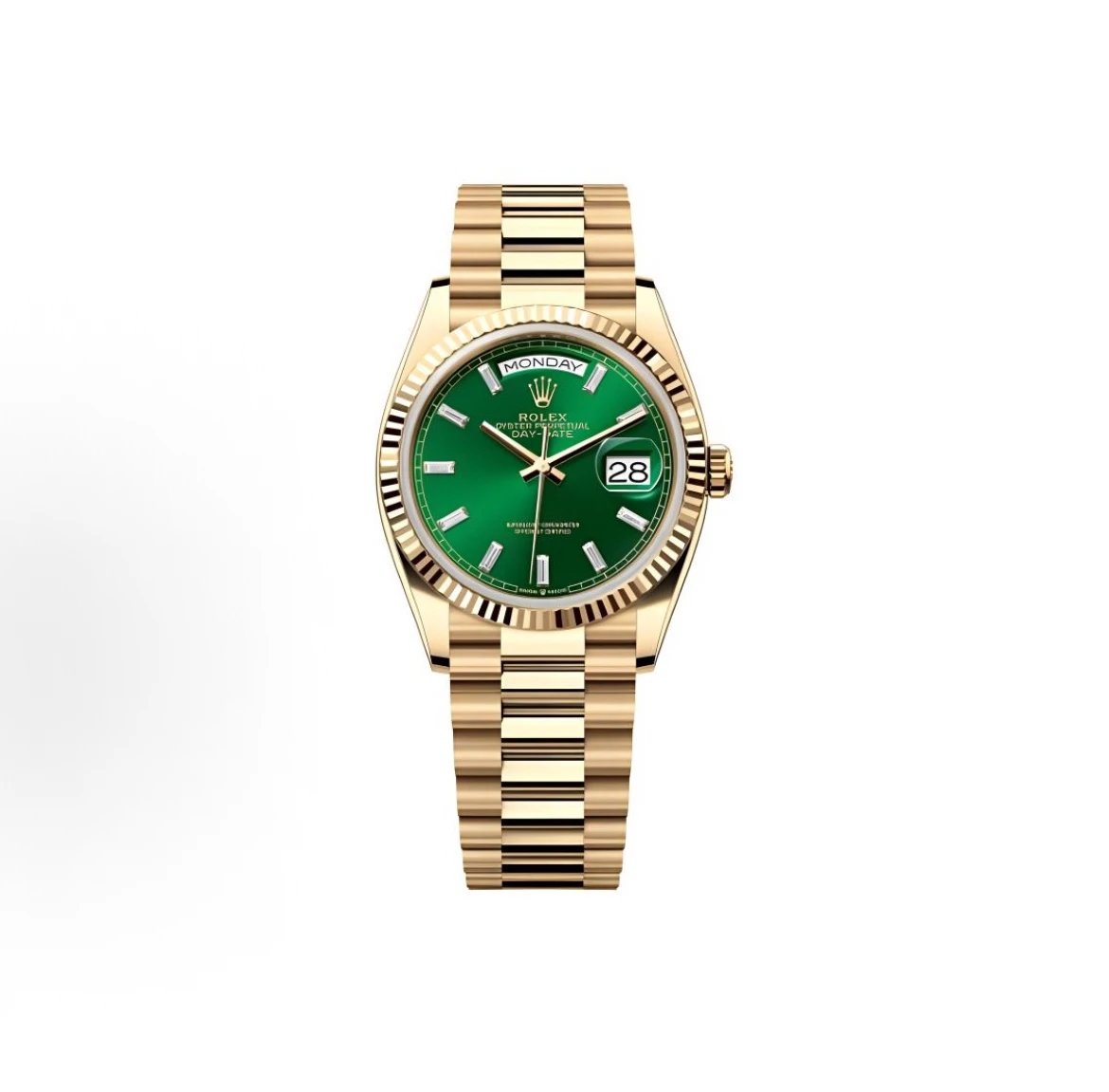 Rolex Day-Date Watch - Green Dial-010539