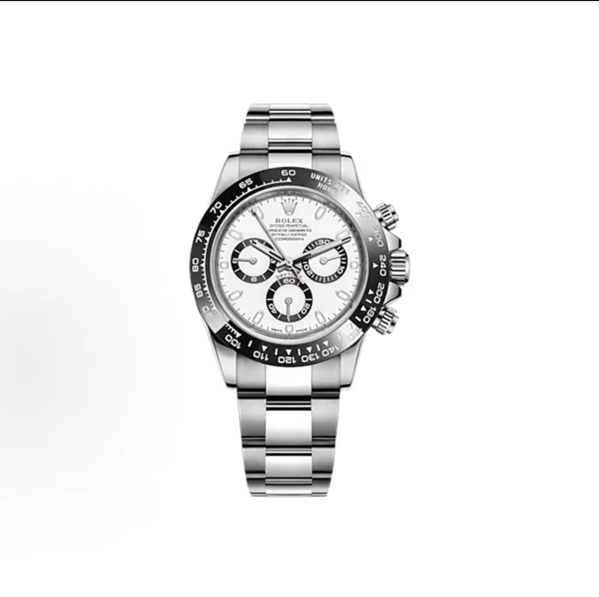 Rolex Cosmograph Daytona Watch - White Dial-010311