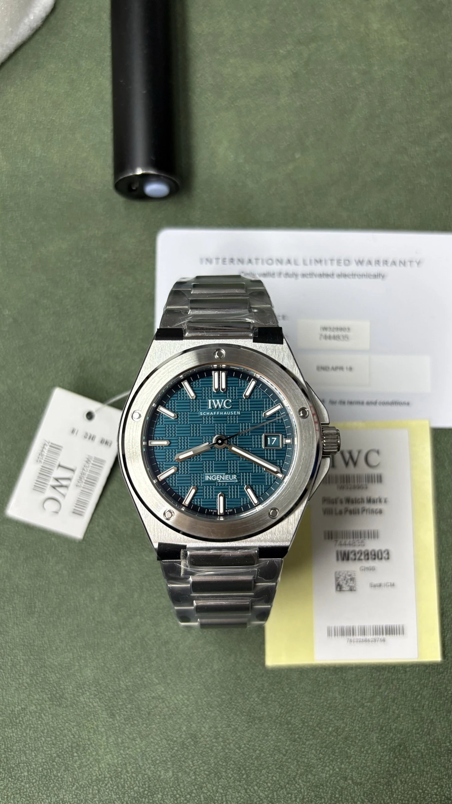 IWC Pilot's Watch Mark XXXVIII Le Petit Prince Watch - Blue Dial-010841