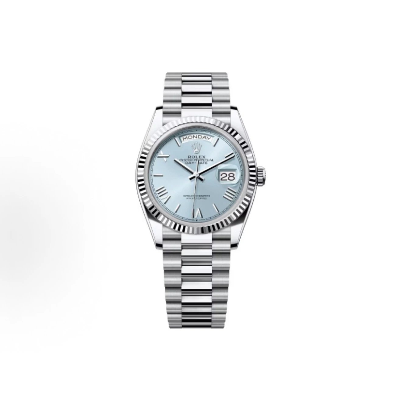 Rolex Day-Date Watch - Ice Blue Dial-010633
