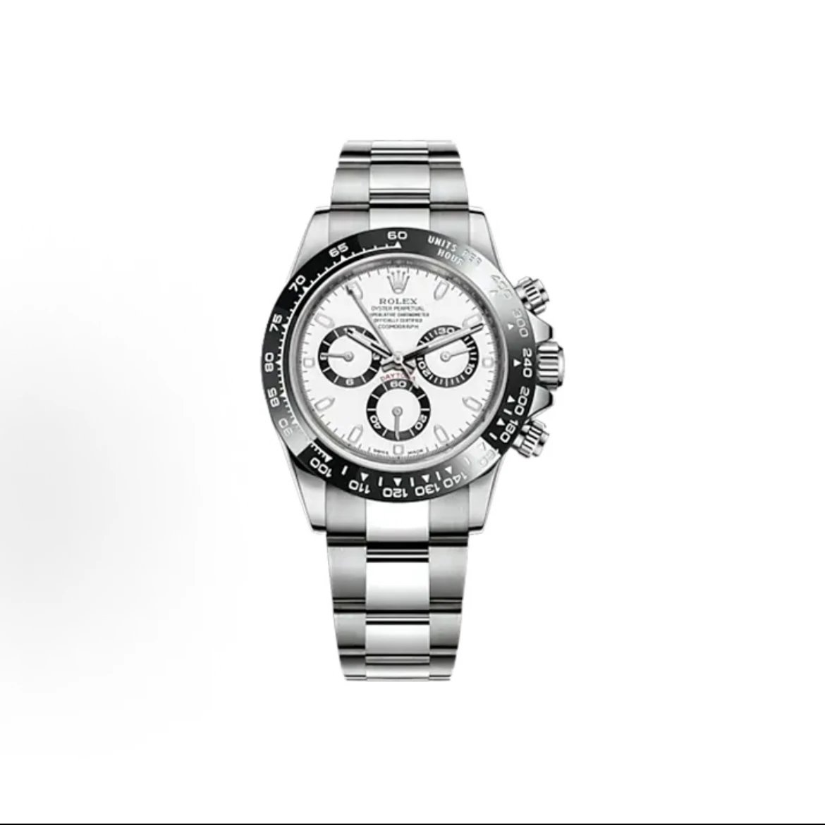 Rolex Cosmograph Daytona Watch - White Dial-010483