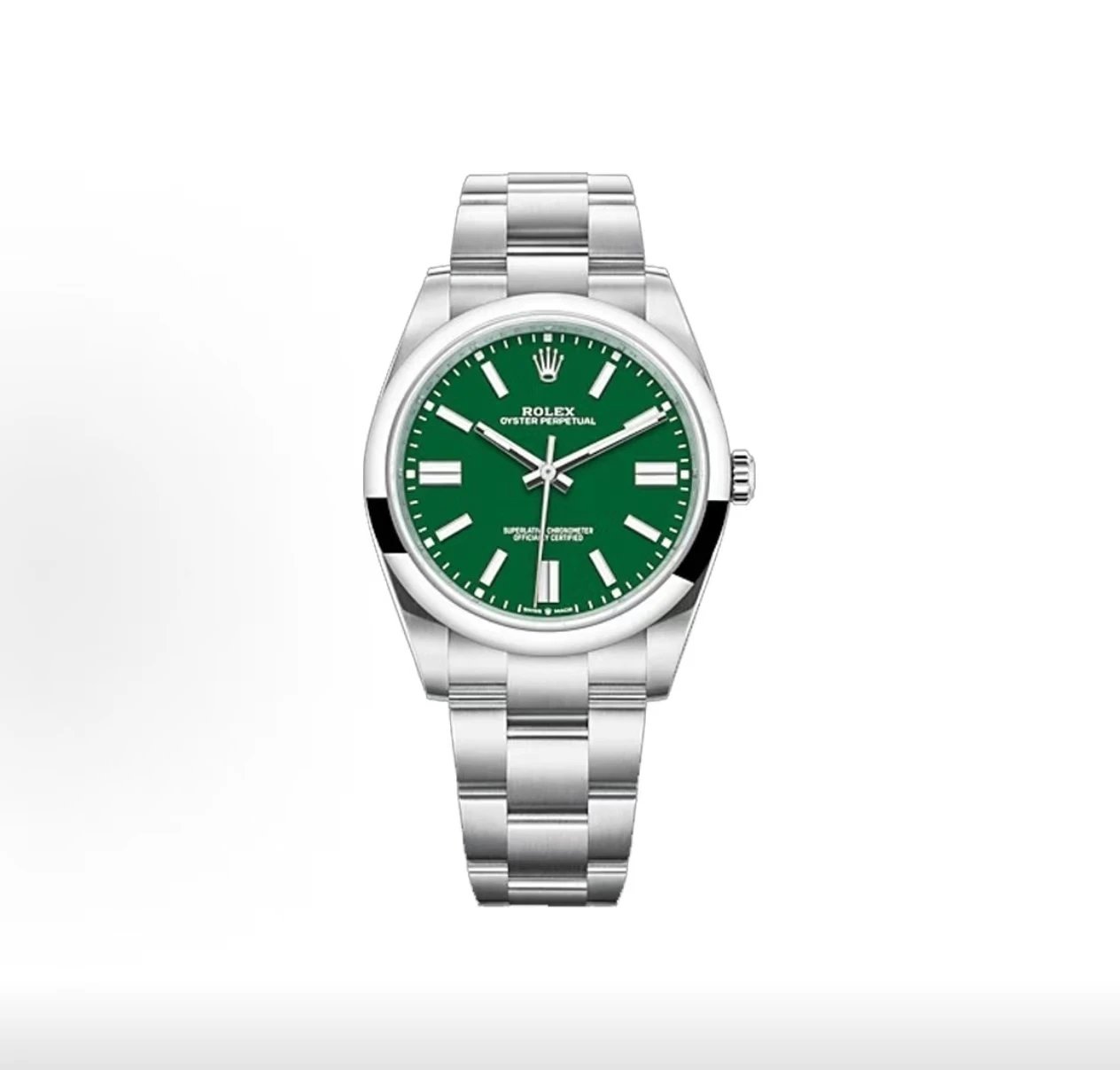 Rolex Oyster Perpetual Watch - Green Dial-009610