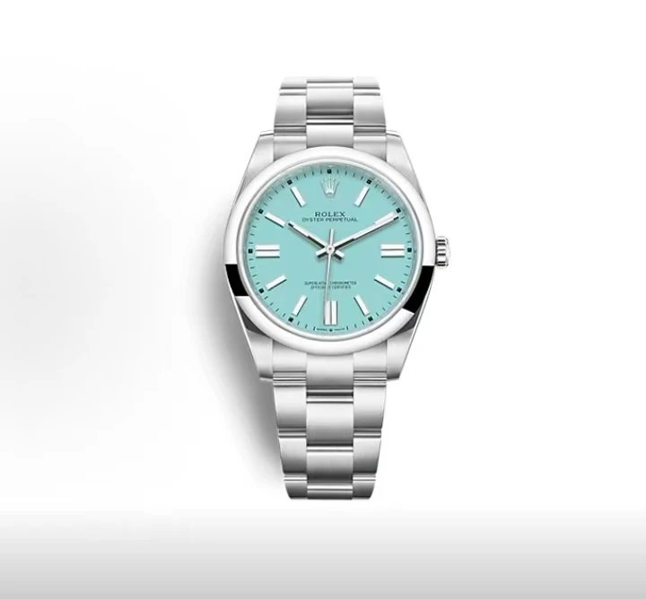 Rolex Oyster Perpetual Watch - Tiffany Blue Dial-010259