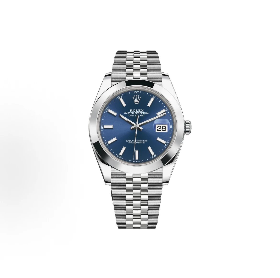 Rolex Oyster Perpetual Datejust Watch - Blue Dial-010035