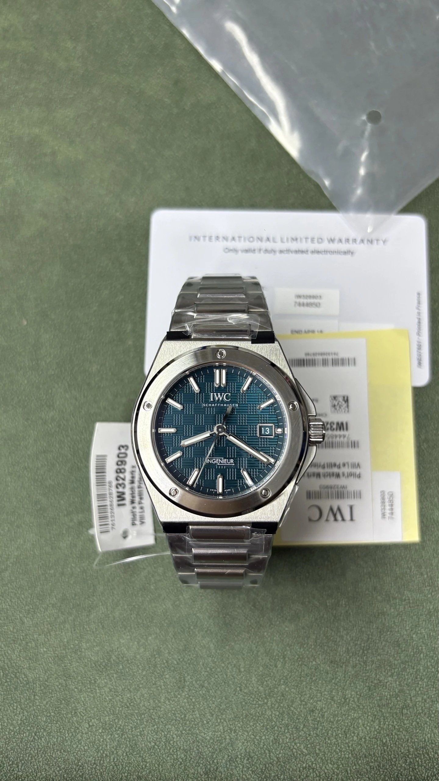 IWC Pilot's Watch Mark XXX Watch - Teal Dial-010800