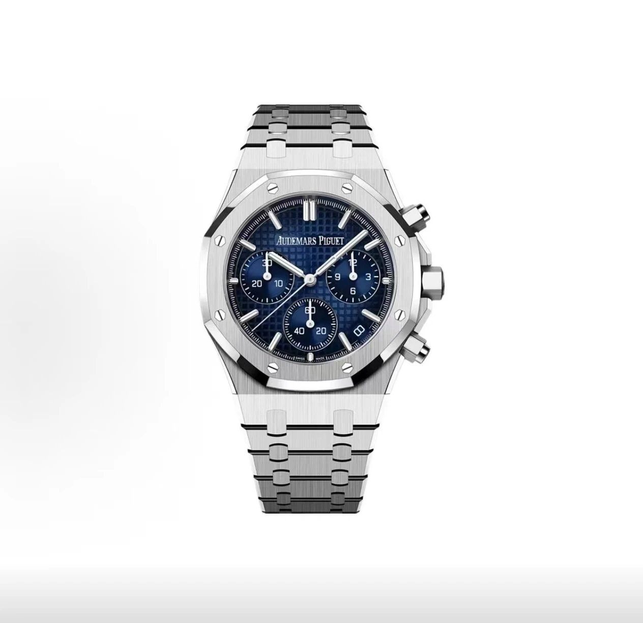 Audemars Piguet Royal Oak Chronograph Watch - Blue Dial-011095