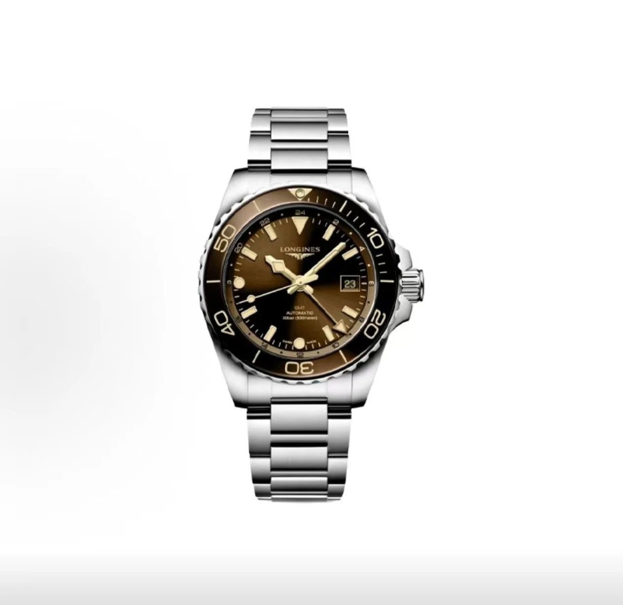 Longines Hydroconquest Watch - Brown Dial-010710