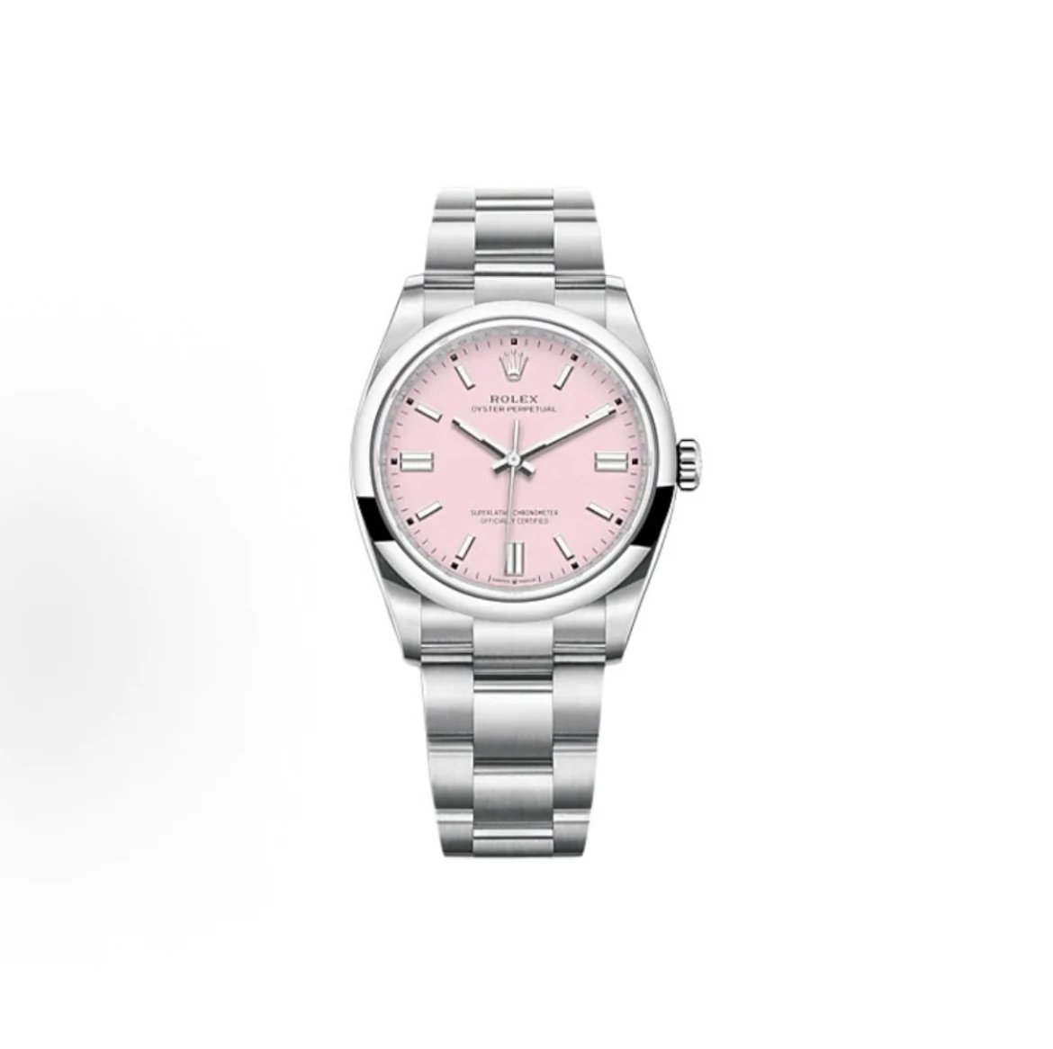 Rolex Oyster Perpetual Watch - Pink Dial-009978