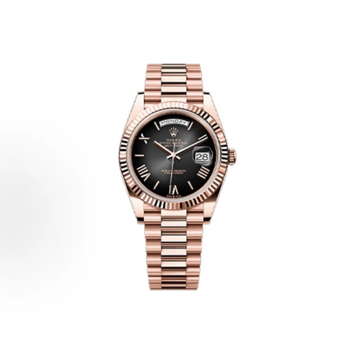 Rolex Day-Date Watch - Black Dial-009519