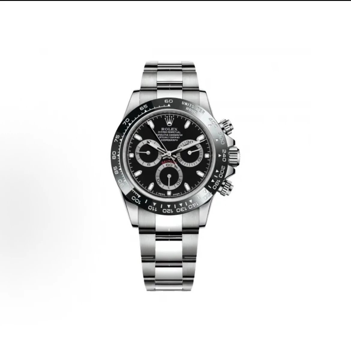 Rolex Cosmograph Daytona Watch - Black Dial-009450