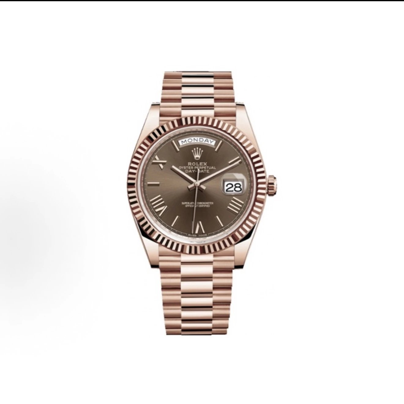 Rolex Day-Date Watch - Brown Dial-011115