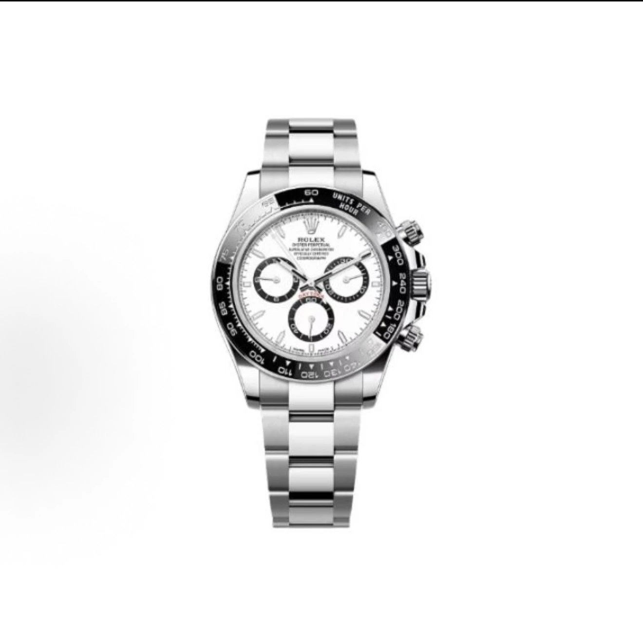 Rolex Cosmograph Daytona Watch - White Dial-010010