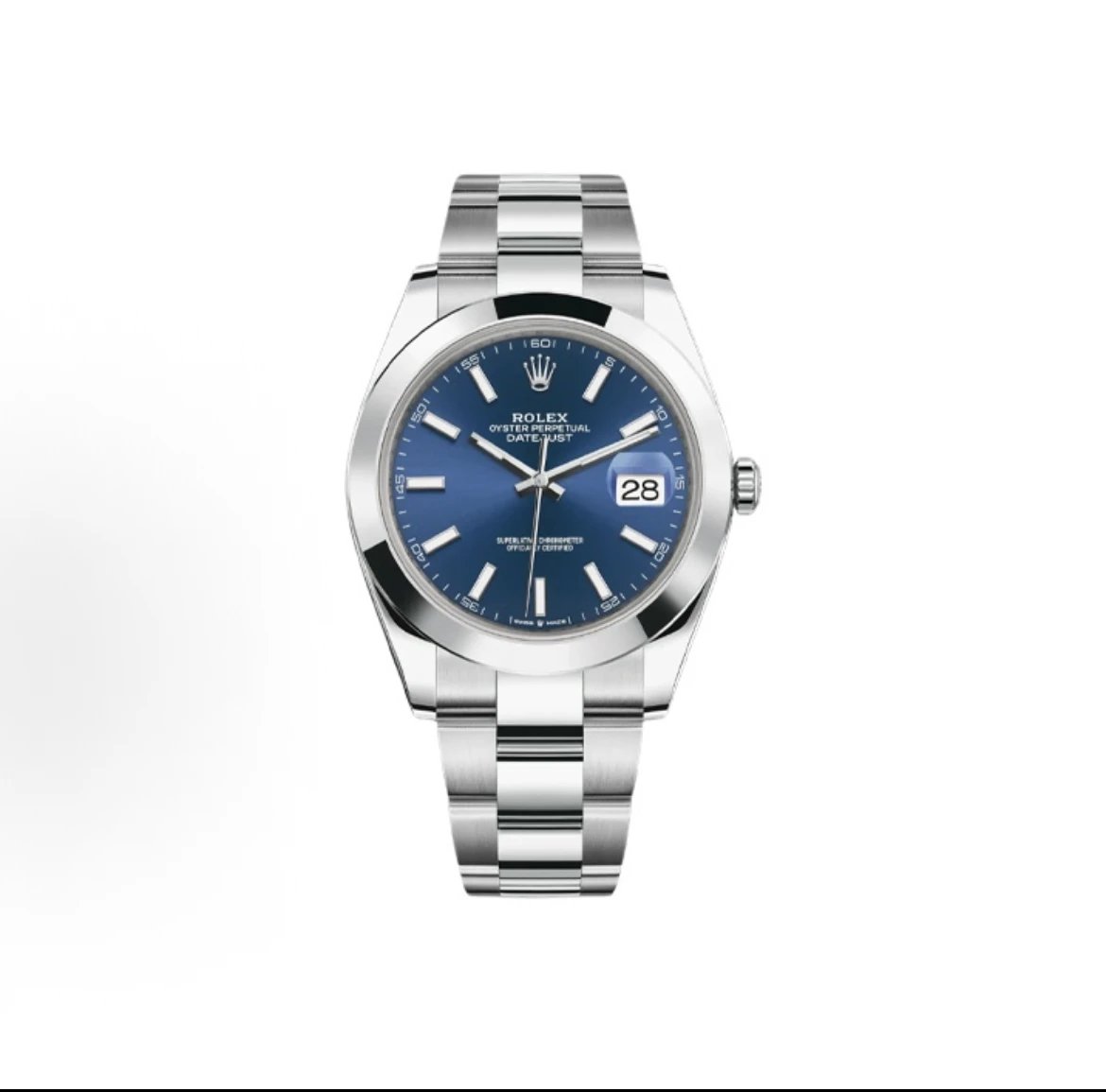 Rolex Oyster Perpetual Datejust Watch - Blue Dial-009560