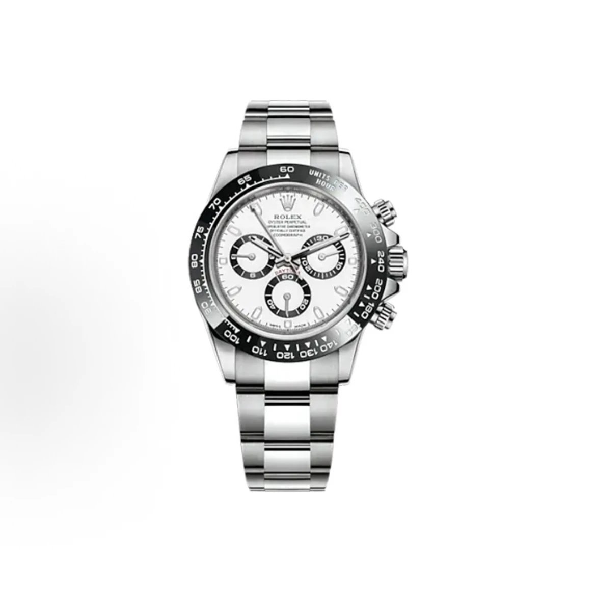 Rolex Cosmograph Daytona Watch - White Dial-009861