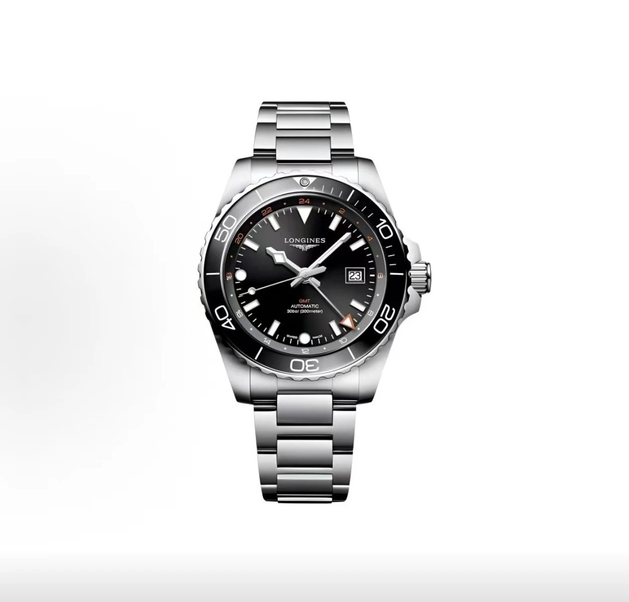 Longines Hydroconquest Watch - Black Dial-010579