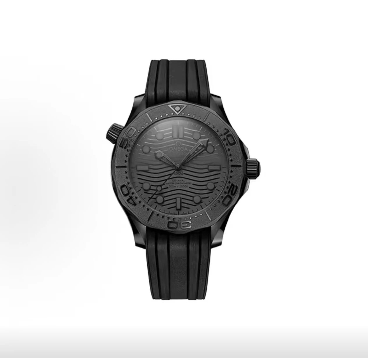 Omega Seamaster Diver 300M Watch - Black Dial-010646