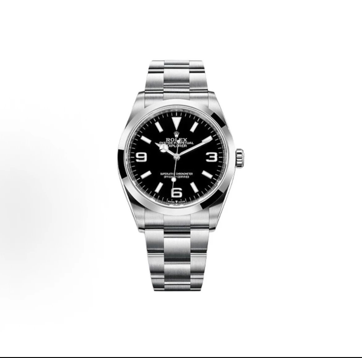 Rolex Oyster Perpetual Explorer Watch - Black Dial-009895