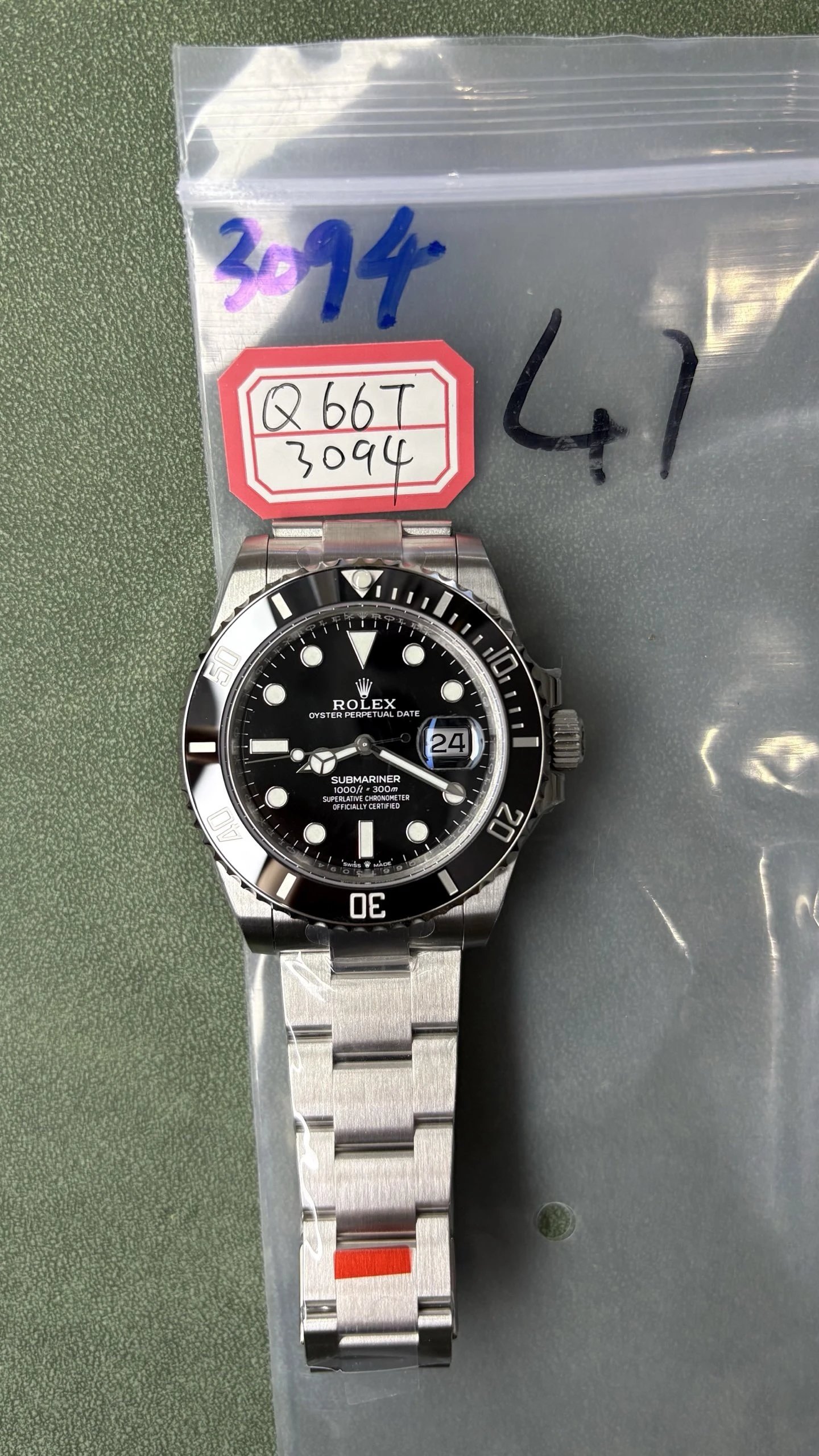 Rolex Submariner Date Watch - Black Dial-009409