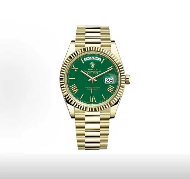 Rolex Day-Date Watch - Green Dial-009432