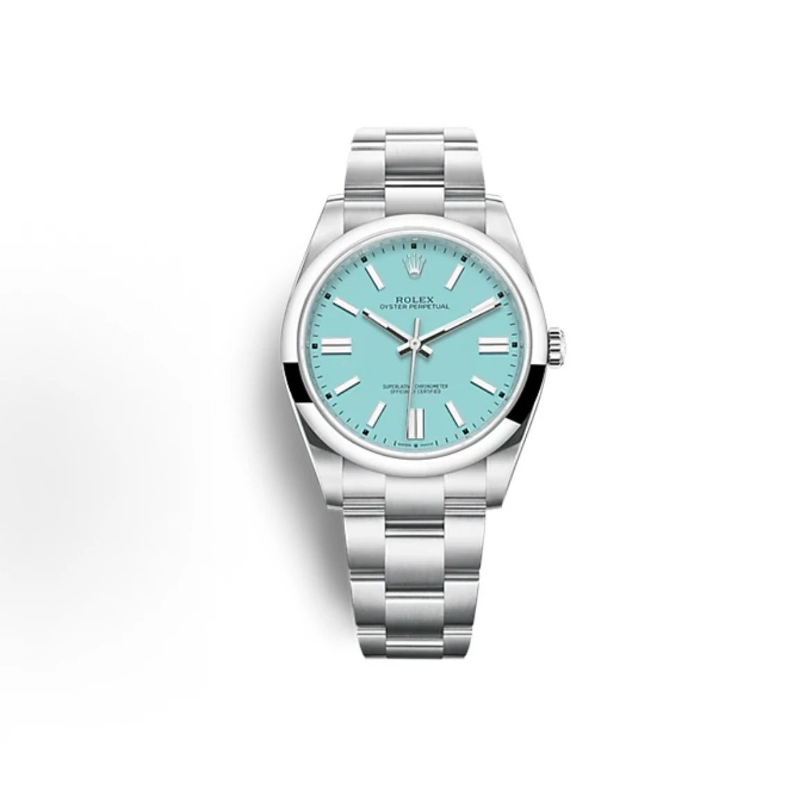 Rolex Oyster Perpetual Watch - Tiffany Blue Dial-010405