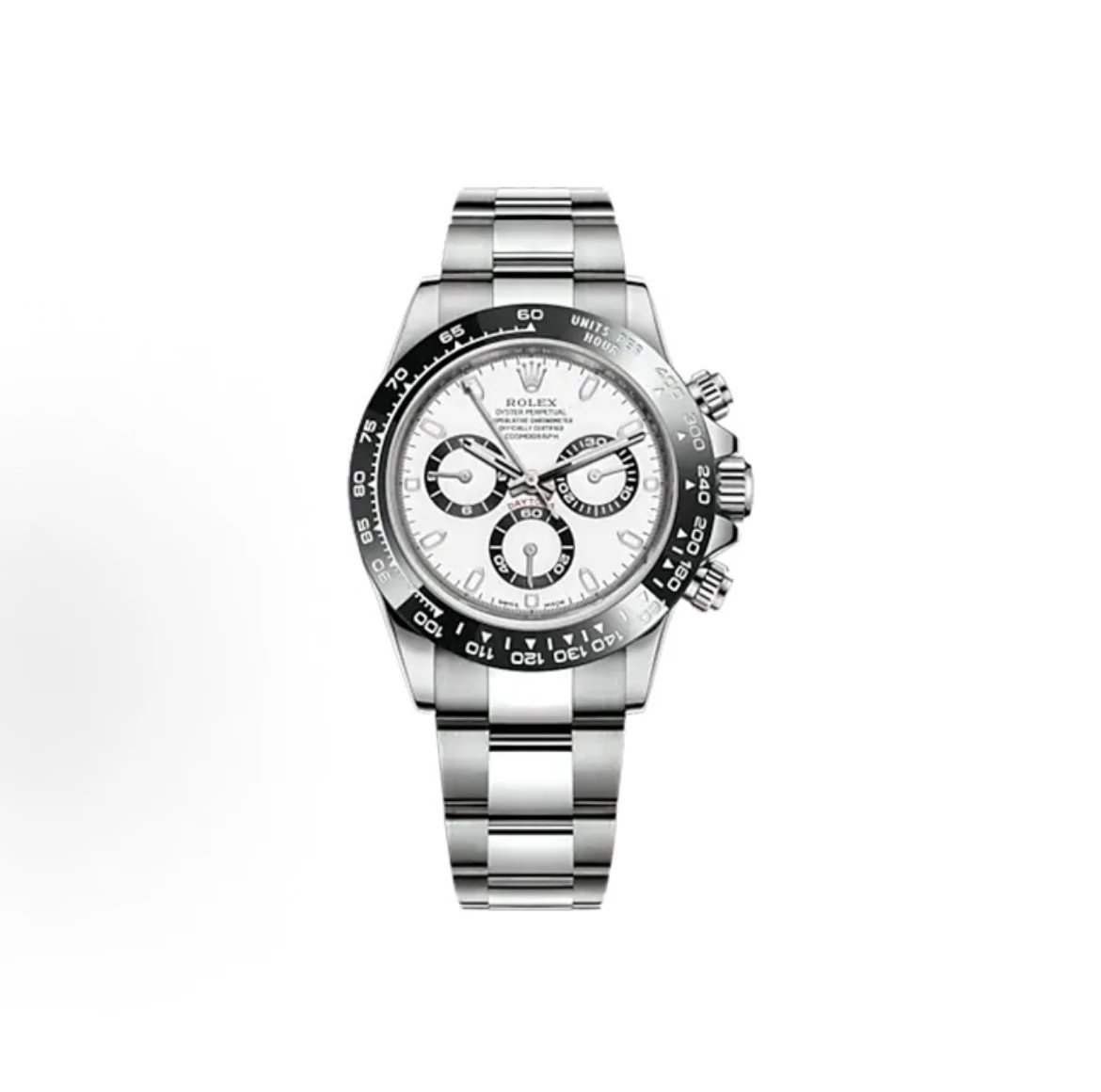 Rolex Cosmograph Daytona Watch - White Dial-009871