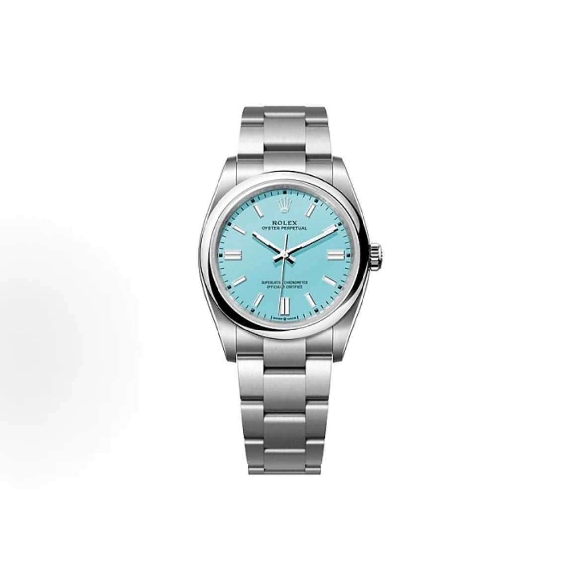 Rolex Oyster Perpetual Watch - Tiffany Blue Dial-010291