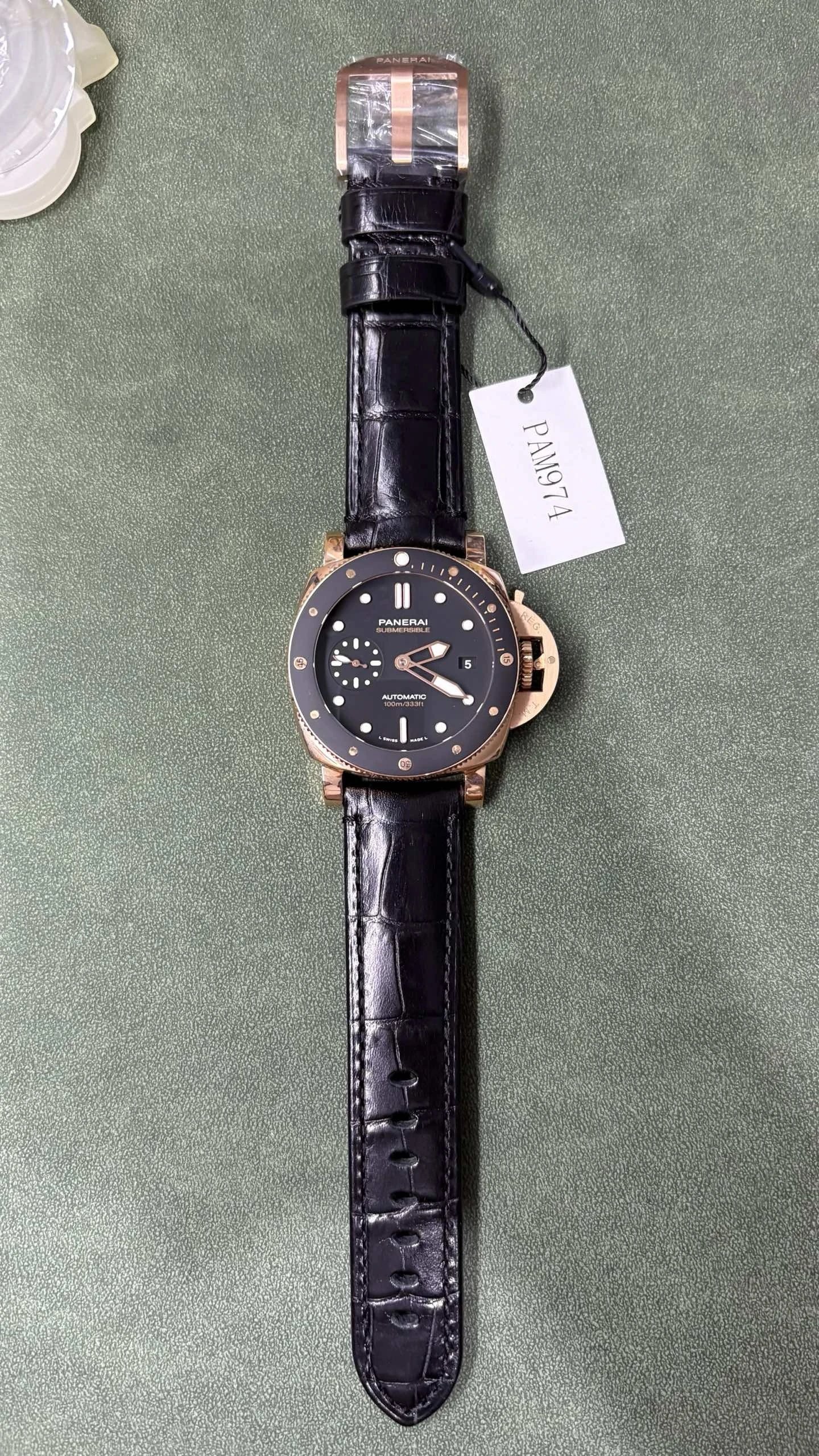 Panerai Submersible Watch - Black Dial-010783