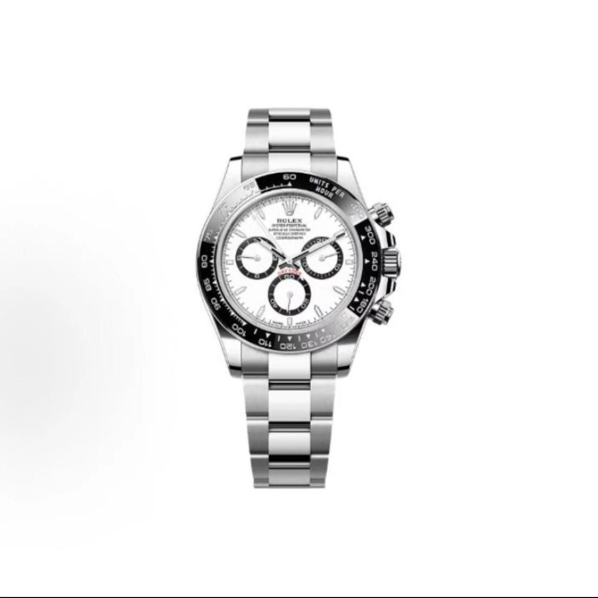 Rolex Cosmograph Daytona Watch - White Dial-010395