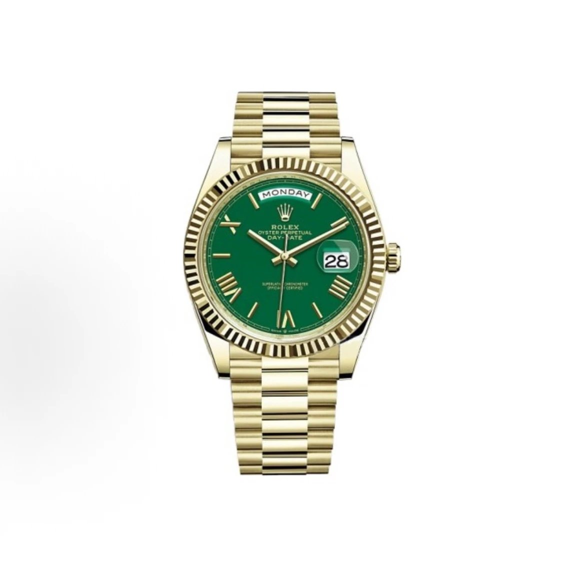 Rolex Day-Date Watch - Green Dial-010216