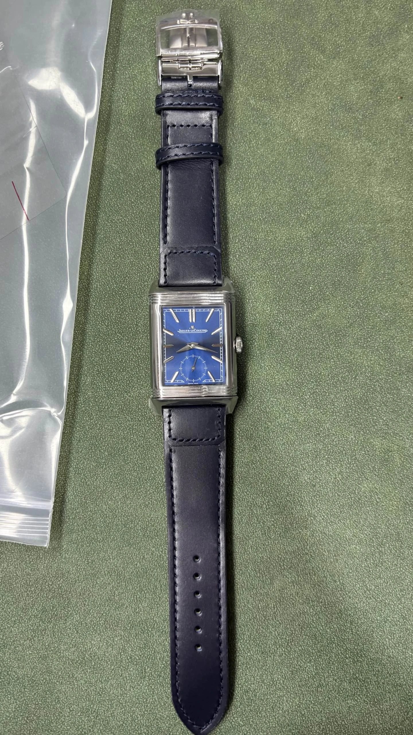Jaeger-LeCoultre Reverso Watch - Blue Dial-010753