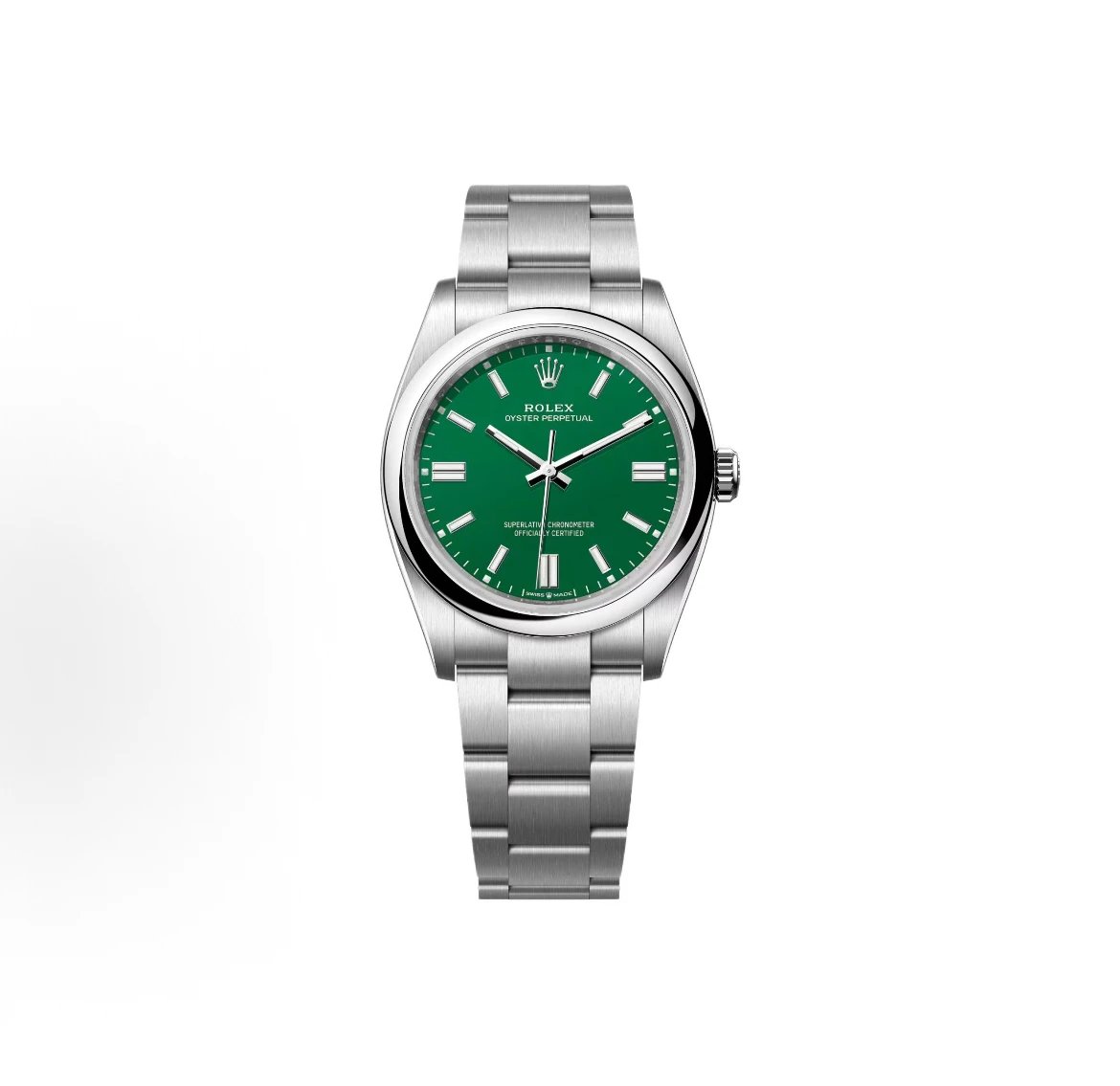 Rolex Oyster Perpetual Watch - Green Dial-010694