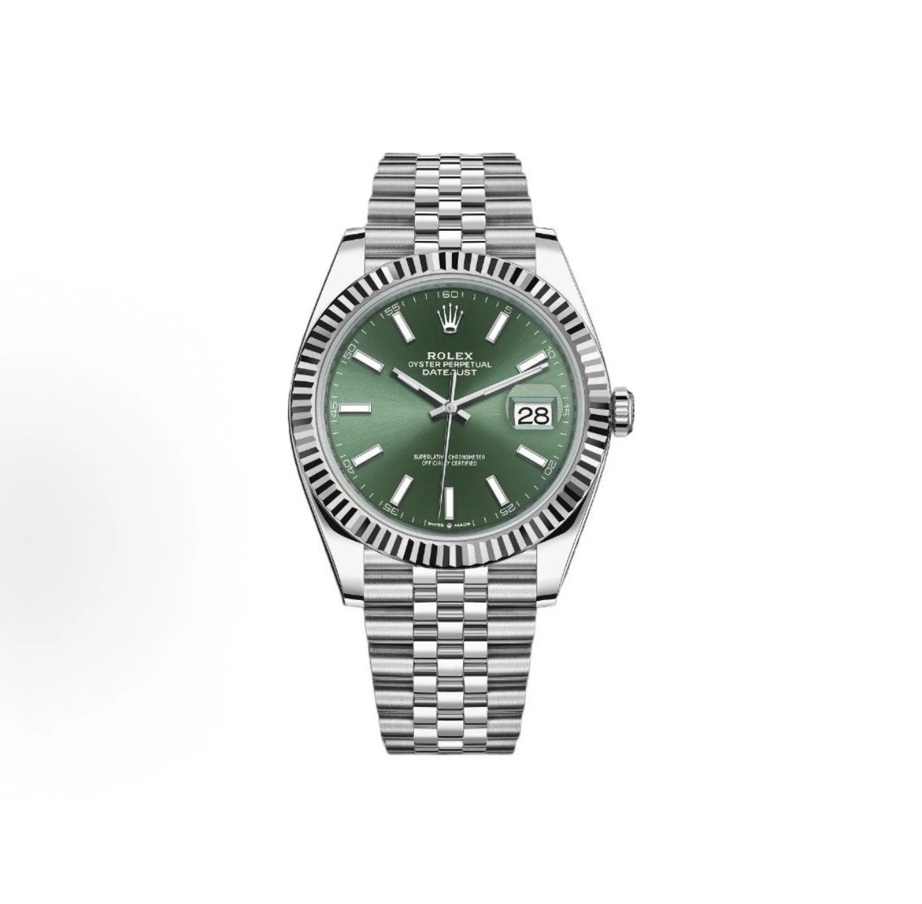 Rolex Datejust Watch - Green Dial-009659