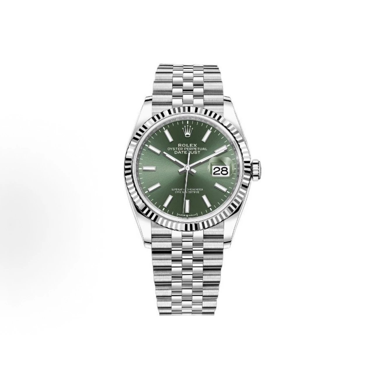 Rolex Oyster Perpetual Datejust Watch - Green Dial-010532