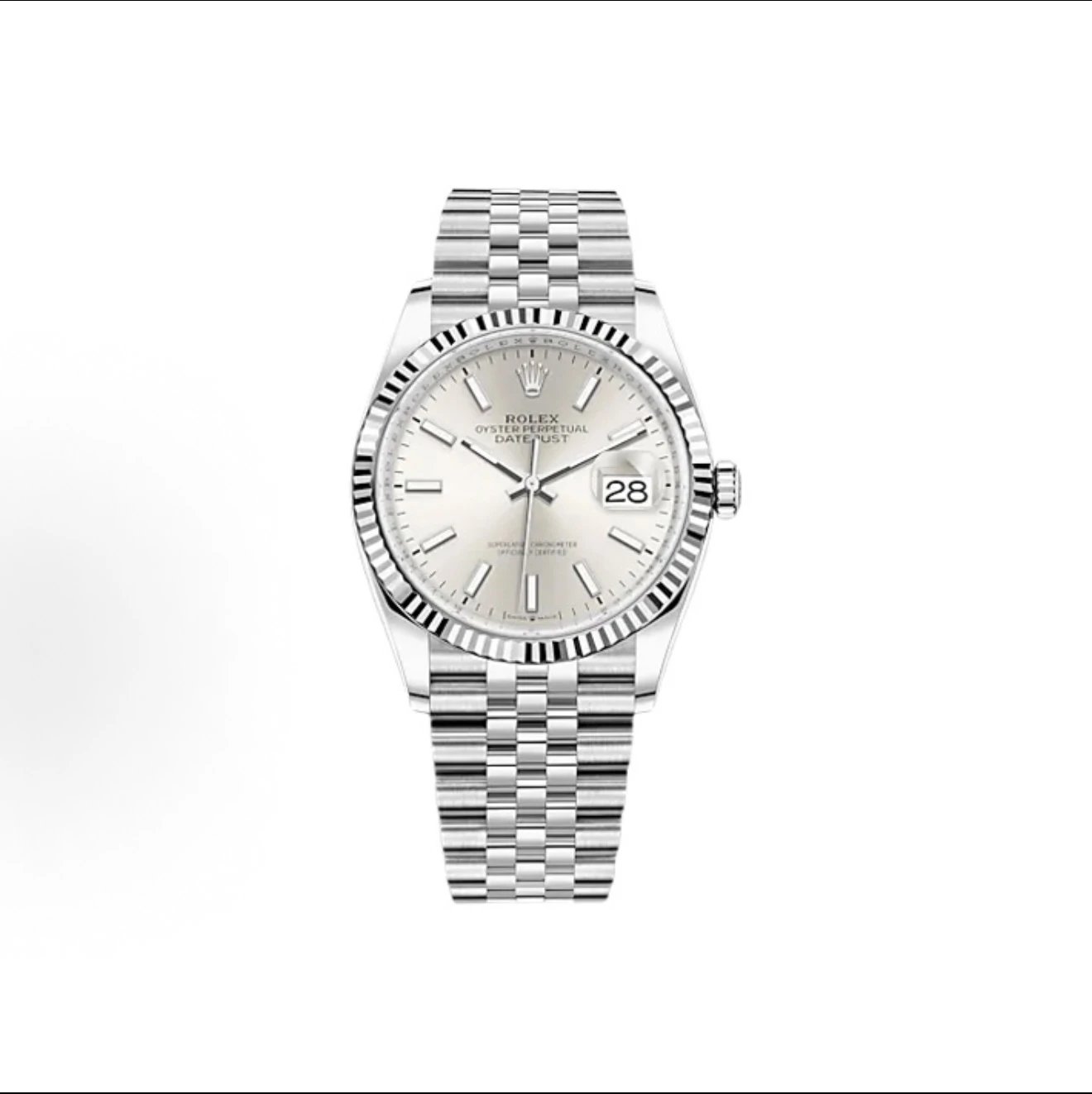 Rolex Datejust Watch - Silver Dial-010510