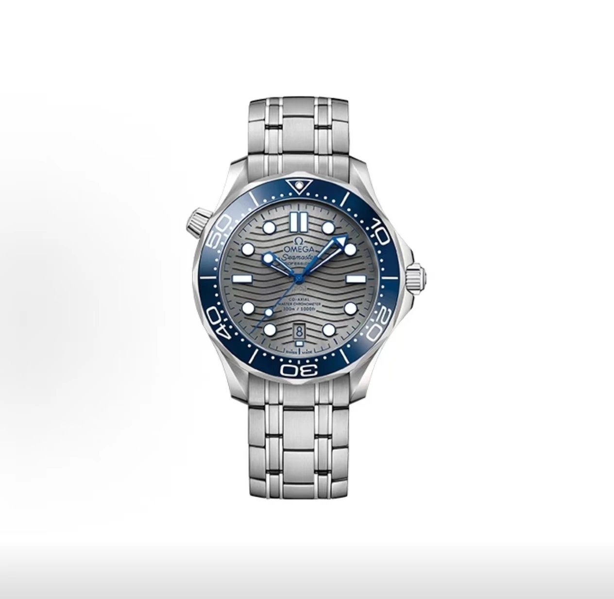 Omega Seamaster Professional Watch - Grey Wave Dial-010906